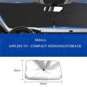 Bendable Window Breaker Foldable Car Windshield Sunshade Visor