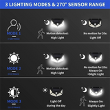 100 LEDs Motion Sensor IP65 Waterproof Outdoor Solar Lights
