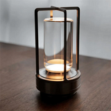 Portable Table Lamp USB Rechargeable Wireless Atmosphere Lamp Crystal Lantern