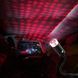 USB Car Romantic Star Light Projector
