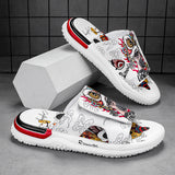 Masked Lion Dance Boy Design Men's Summer Sandals