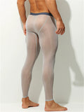 Men's Quick Dry See-Through Sheer Bodybuilding Leggings