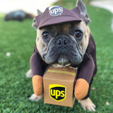 Funny Pet Dress UP Costume Dogs UPS Express Outfit with Hat