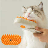 Pet Steam Hair Brush for Removing Tangled & Loose Hair