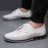 Men's Urban Edge PU Leather Flat Shoes