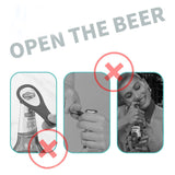 Deer Head Print Stainless Steel Beer Opener