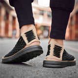 Wearable Hand-Woven Slip-On Sandals for Men