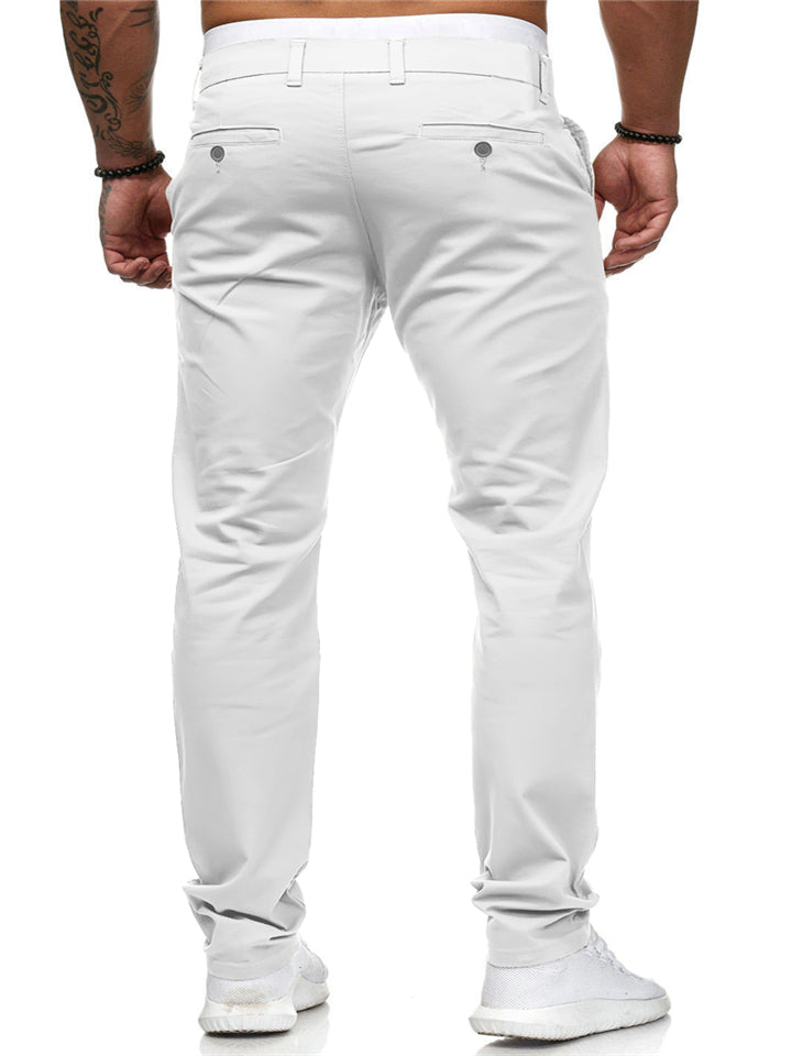 Men's Causal Fashion Slim Fit Straight Pants