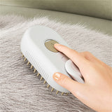 Pet Steam Hair Brush for Removing Tangled & Loose Hair