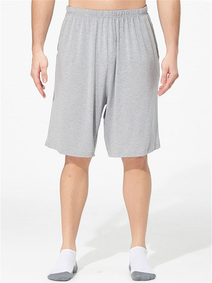 Men's Summer Super Soft High Elasticity Plus Size Cotton Shorts