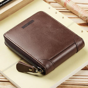 Vintage Leather Mini Wallet