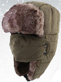 Winter Outdoor Warm Fur Earmuffs Hat With Mask