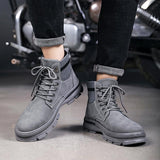 Super Cool & Comfort High Top PU Leather Martin Boots For Men