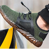 Mens Breathable Lightweight  Mesh Anti-Smashing Work Shoes