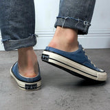 Slip-on Backless Canvas Plimsolls Shoes for Men & Women