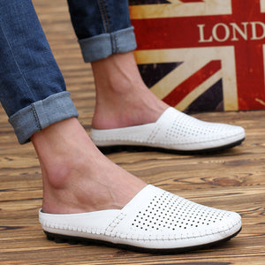 Mens Breathable Stitching Fashion Casual Loafers