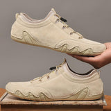 Ultra Cozy Mens Genuine Leather Sporty Casual Shoes