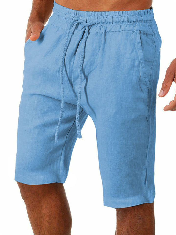 Mens Stylish Loose Straight Shorts With Pockets