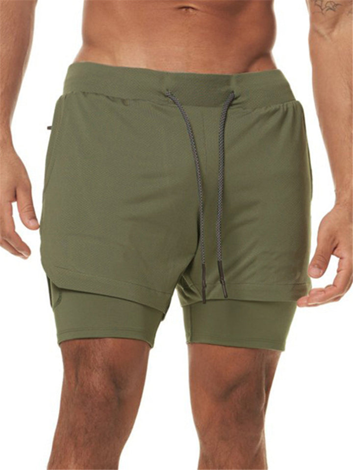Mens Breathable Outdoor Running Sports Shorts