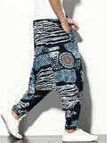 Classic Fashion Baggy Print Harem Pants