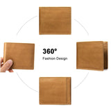 Simple Style Leather Wallet Men's Coin Purse