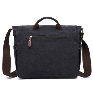Male Canvas Business Briefcase Crossbody Handbags