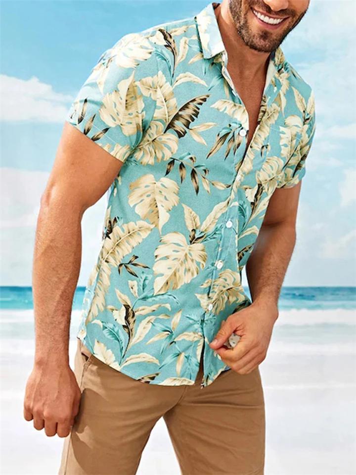 Summer Beach Floral Printing Shirt