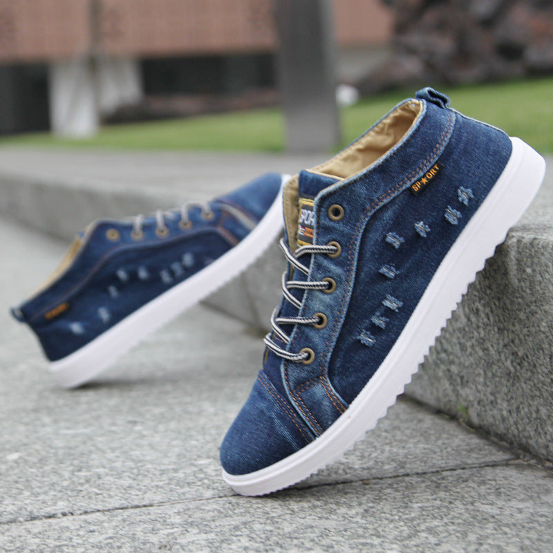 Mens Lightweight Breathable Canvas Casual Shoes