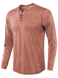 Leisure Solid Color Comfy Slim Undershirts T-shirts For Men
