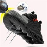 Breathable Puncture Resistance Industrial Construction Shoes