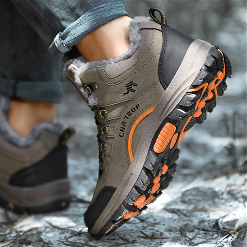 Men's Winter Plus Size Thickened Super Warm Sport Shoes for Hiking