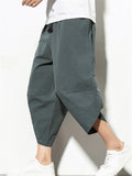 Casual Loose Cotton&Linen Cropped Pants