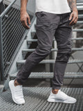 Men's Casual Cargo Pants With Zipper Pockets