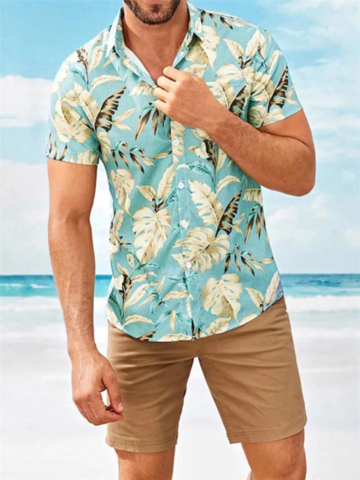 Summer Beach Floral Printing Shirt