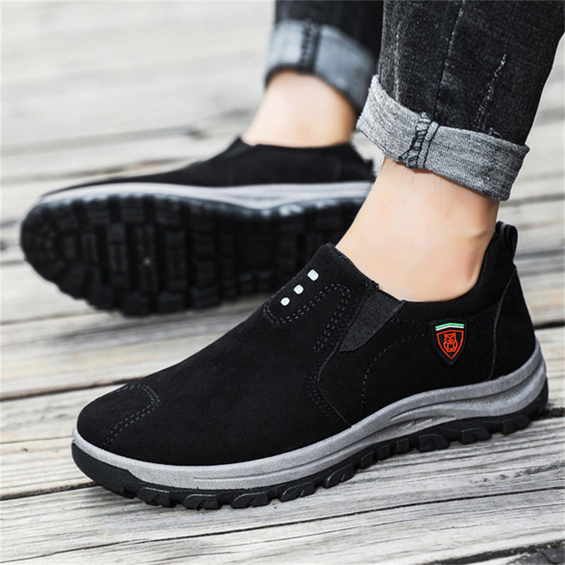 Men's Simple Breathable Cozy Slip-on All Match Flat Shoes