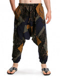 Printed Multicolor Loose Ankle-Banded Pants
