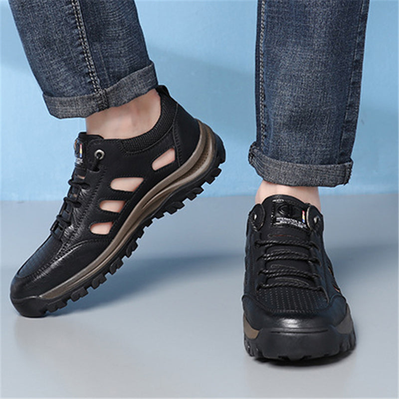 Mens Clmbing Breathable Hollow Out Soft Sneakers