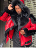 Winter Fashion Faux Fur Thermal Sim Coats For Men
