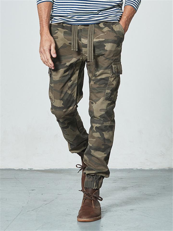 Men's Fashion Camouflage Multi-pocket Jogging Sweatpants