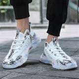 Cozy Personality Printed Textile Breathable Lightweight Sneakers