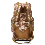 Men's Outdoor Camping Longer Large-capacity Military Camouflage Hiking Mountaineering Backpack