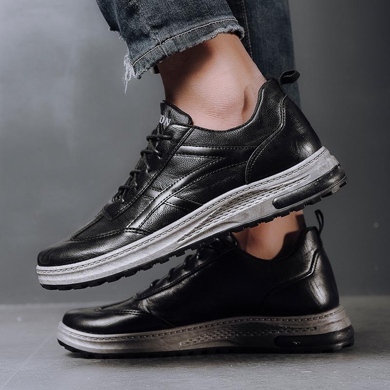Lace-Up Style Flat Soft Touch Casual Solid Color Sneakers