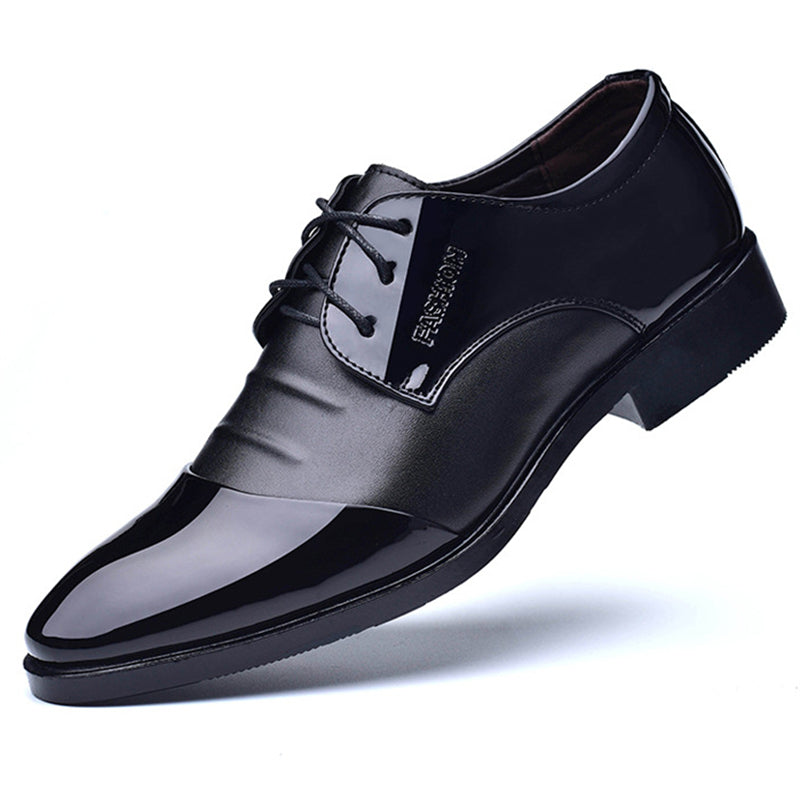 Men's Classic Lace Up Wingtip Oxfords Dress Shoes for Party
