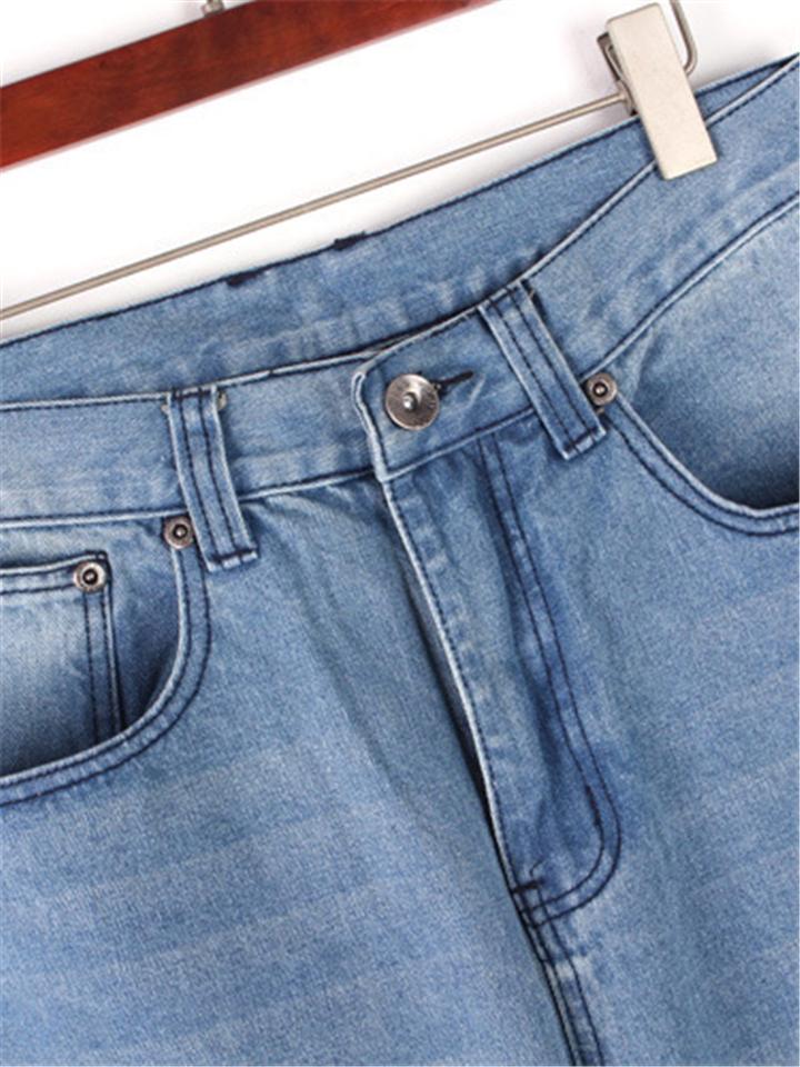 Large size Stylish Loose Casual Denim Pants For Men