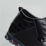Men's Trendy Solid Color Patchwork Design Casual Shoes