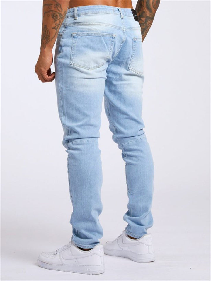Men's Fashion Casual Slim Fit Demin Pants