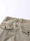 Classic Cotton Cargo Pants With Multiple Pockets