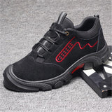 Breathable Slip Resistant Lacer Up Cargo Shoes