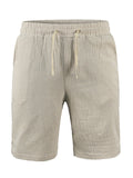 Men's Cotton Linen Fitness Casual Shorts