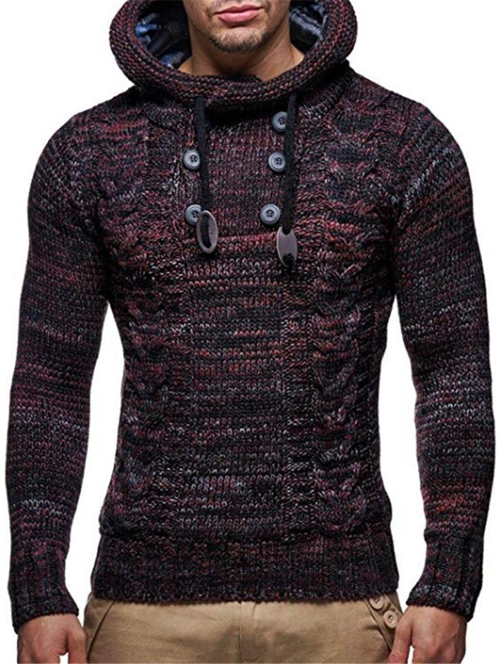 Men's Fashion Knitting TurtleNeck Pullover Sweater